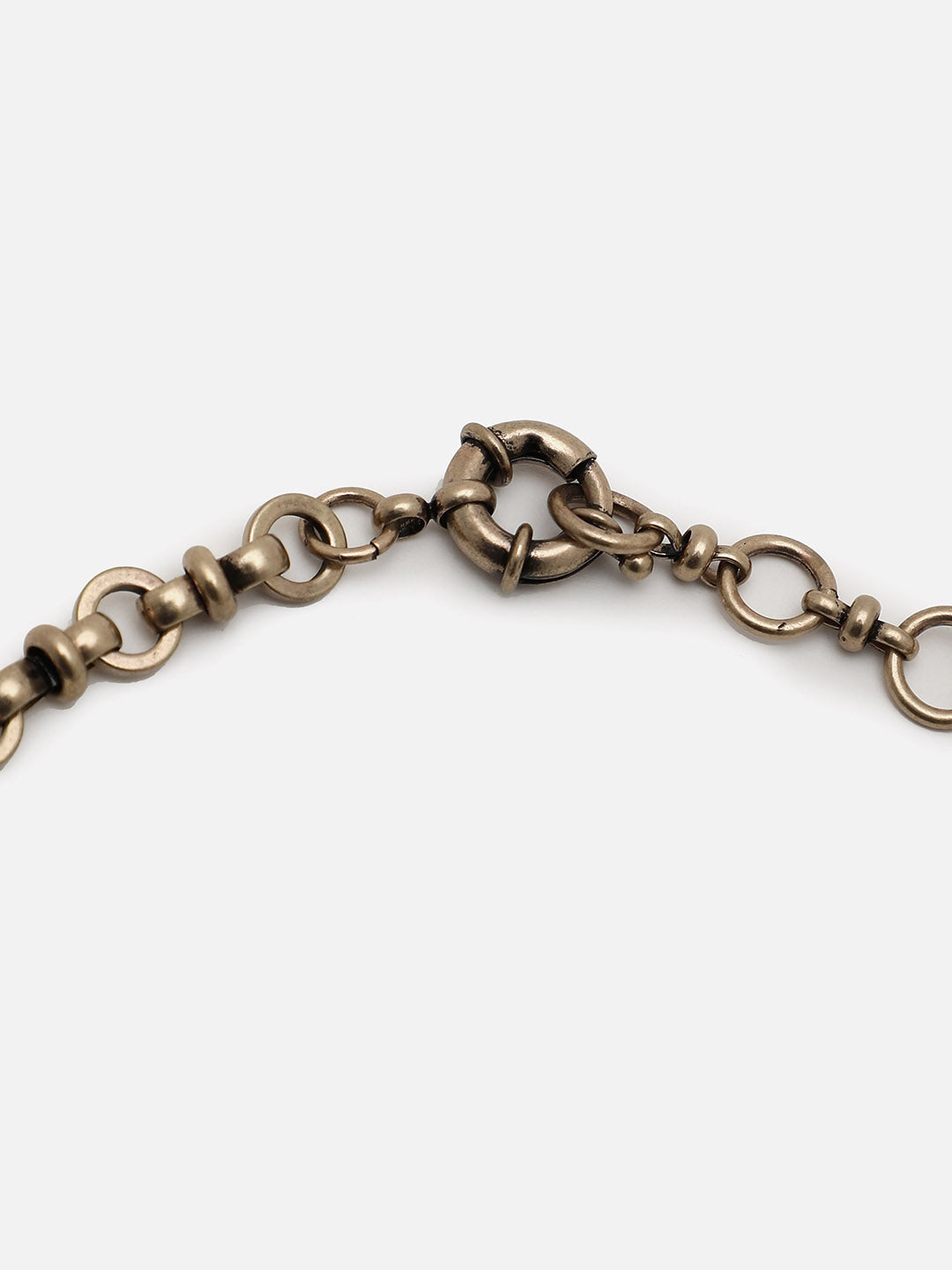 Gold Plated Designer Stone Necklace