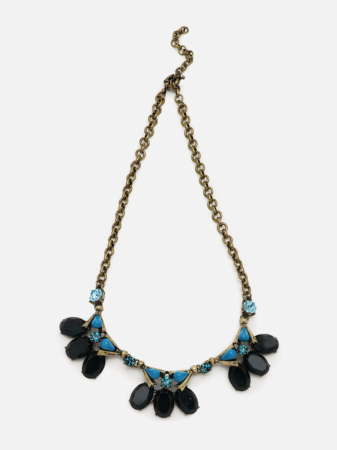 Gold Plated Designer Stone Necklace