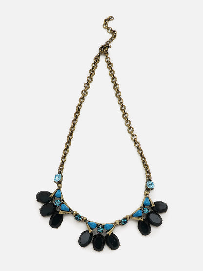 Gold Plated Designer Stone Necklace