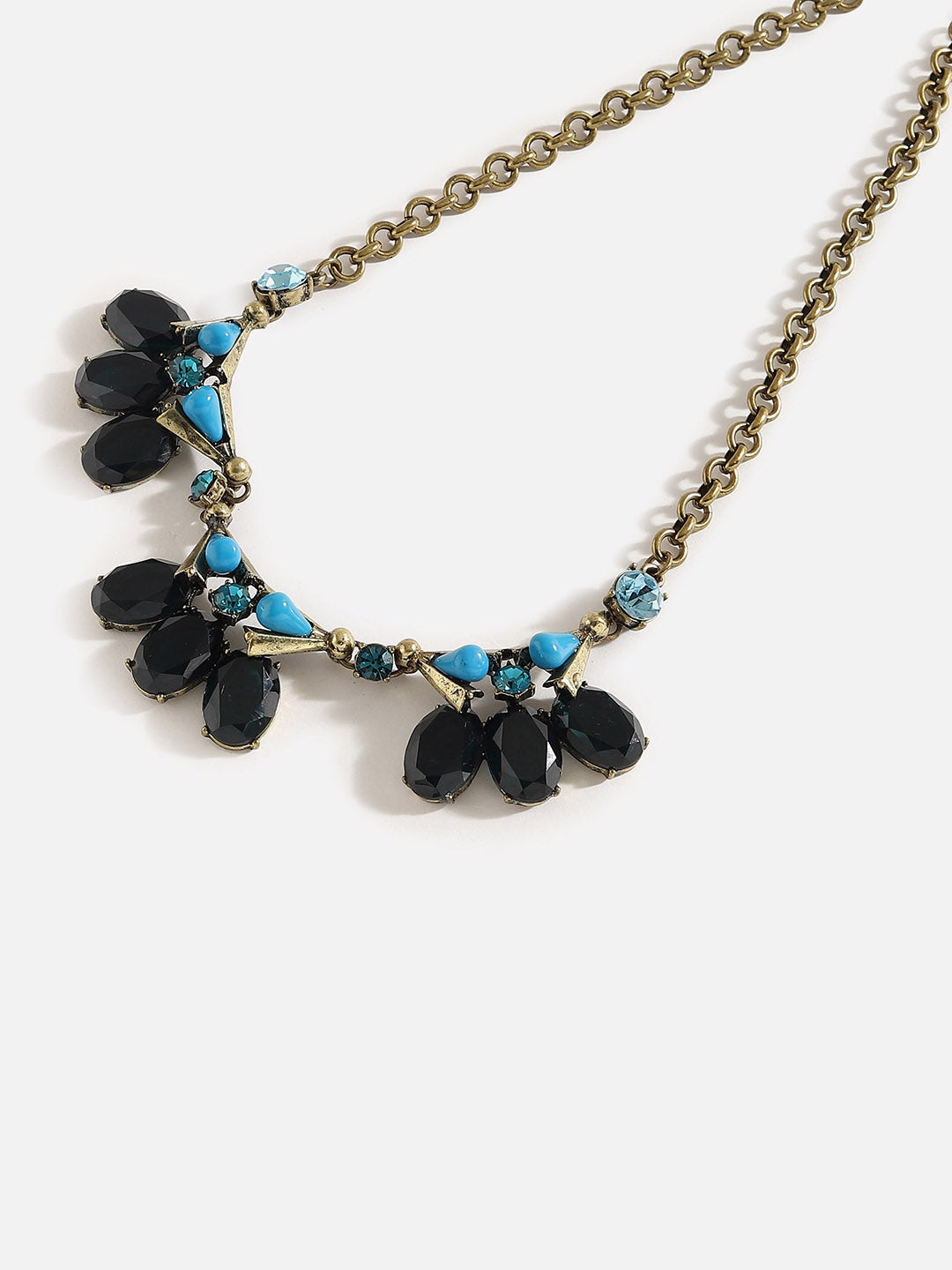 Gold Plated Designer Stone Necklace