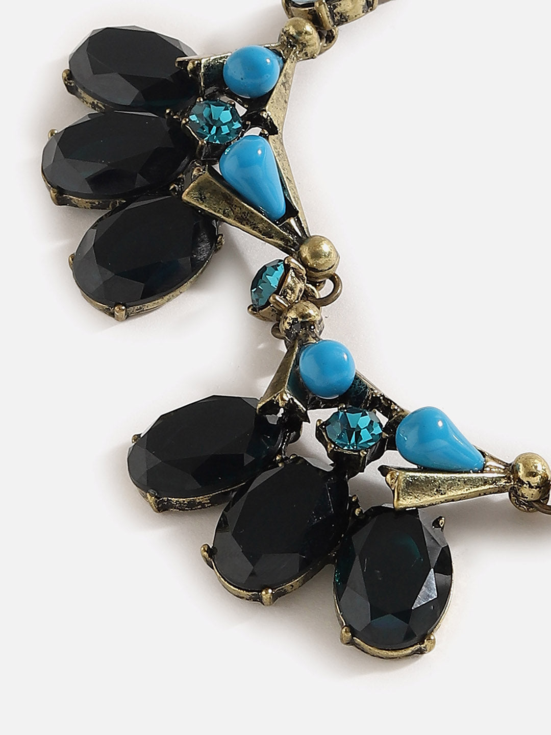 Gold Plated Designer Stone Necklace