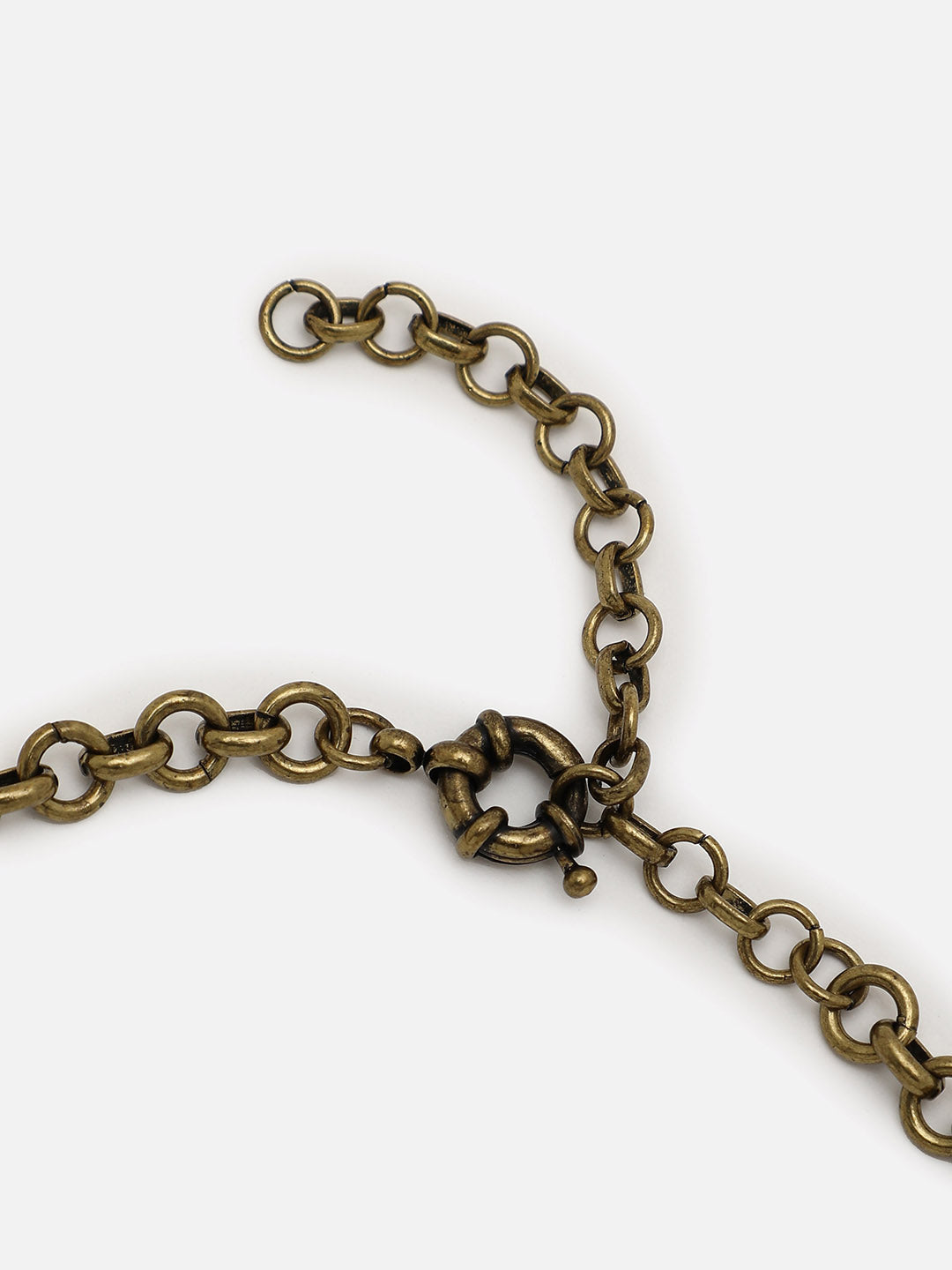 Gold Plated Designer Stone Necklace