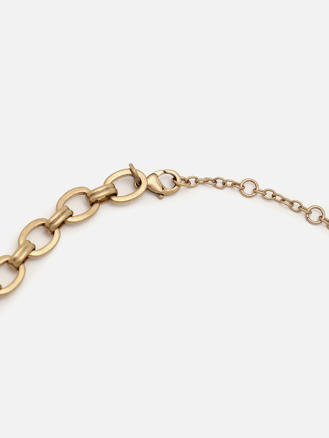 Gold Plated Designer Stone Necklace