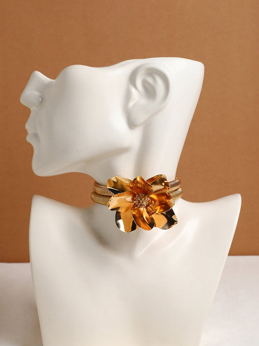Women's The Poppy Choker Necklace - California Gold