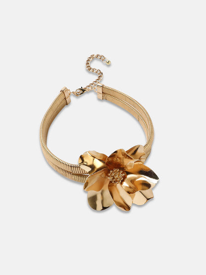 Women's The Poppy Choker Necklace - California Gold