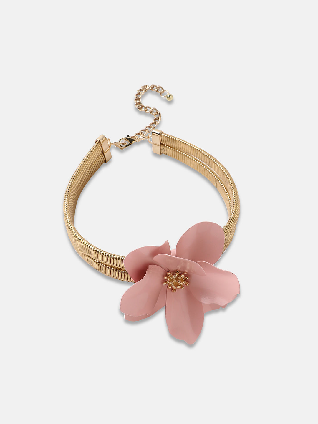 Women's The Poppy Choker Necklace - Blush Pink