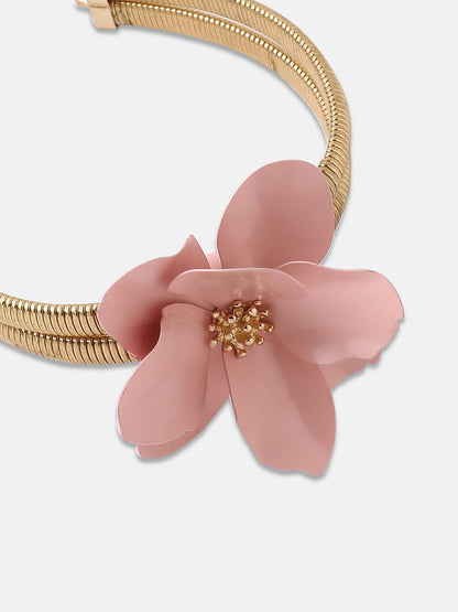 Women's The Poppy Choker Necklace - Blush Pink