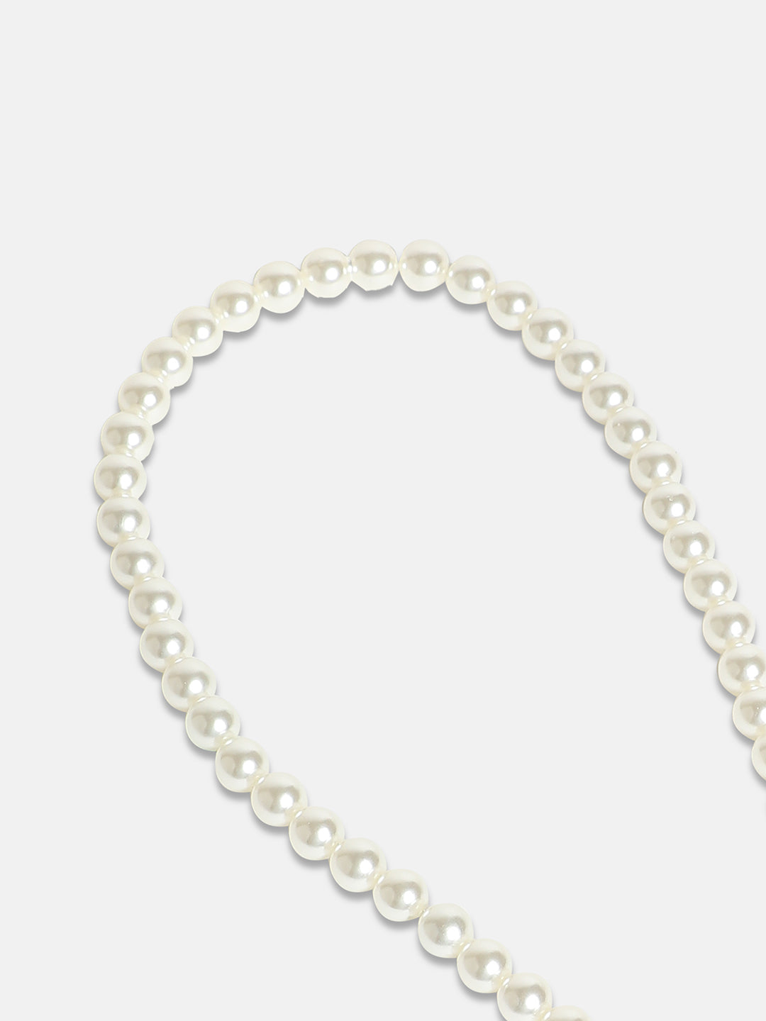 Women's The Coin Collar Necklace - Pearl White