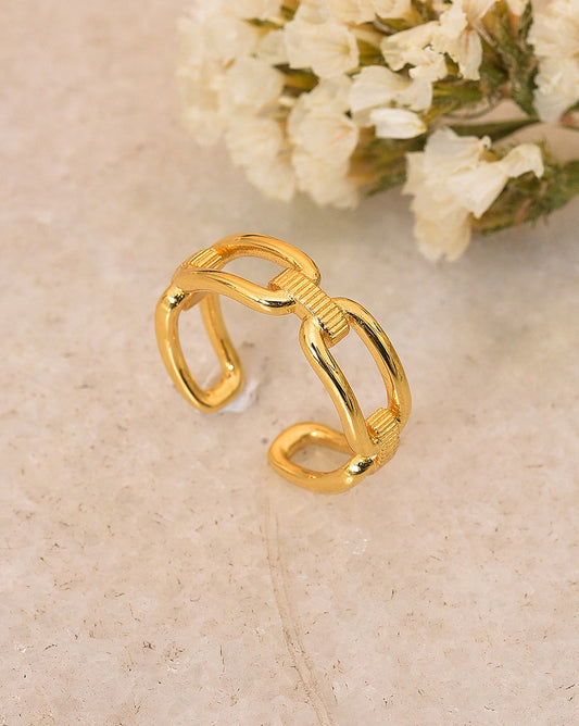 Gold Plated Designer Ring