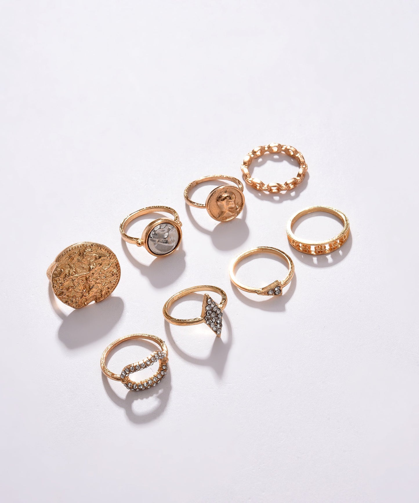 Pack of 8 Rings