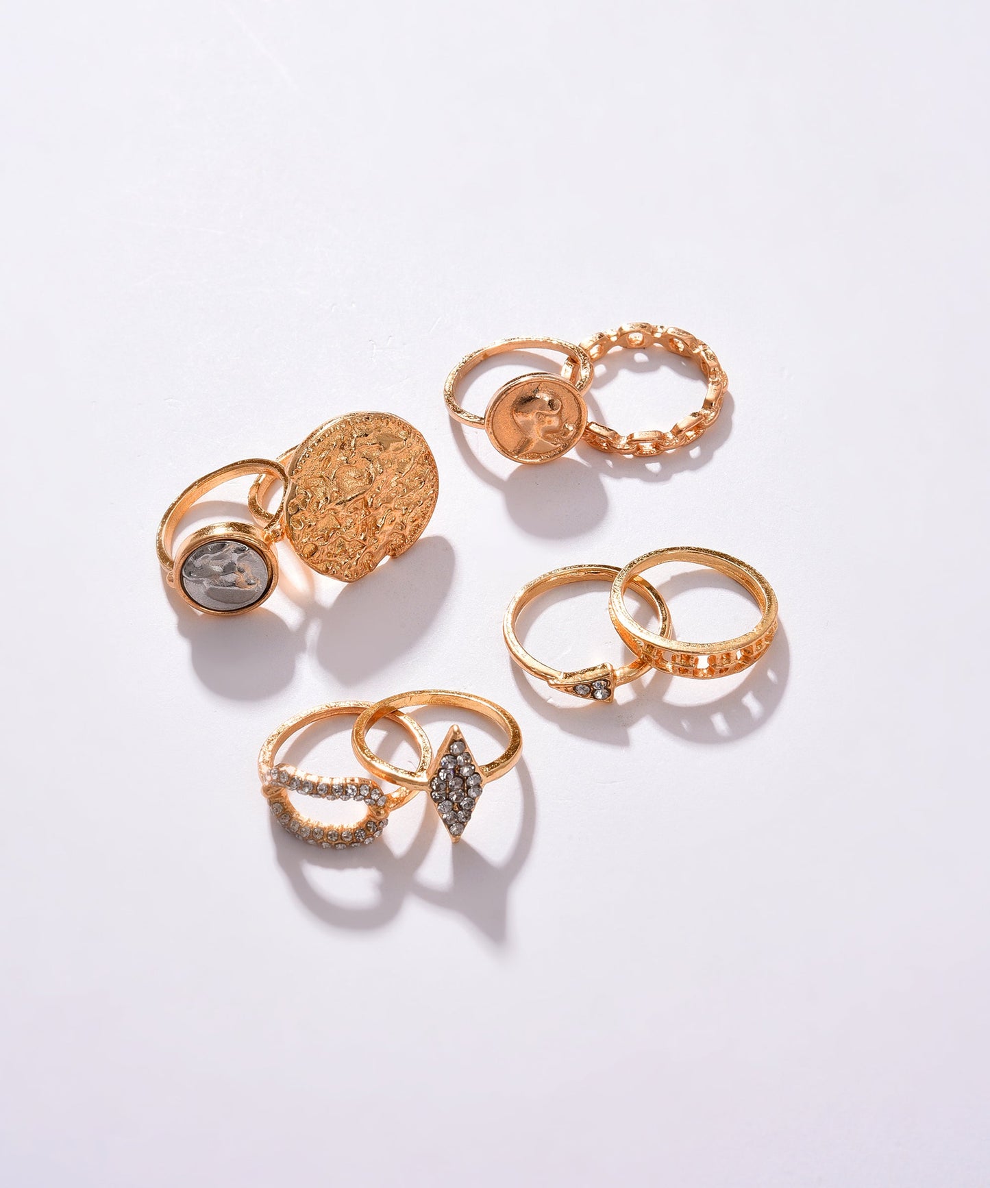 Pack of 8 Rings