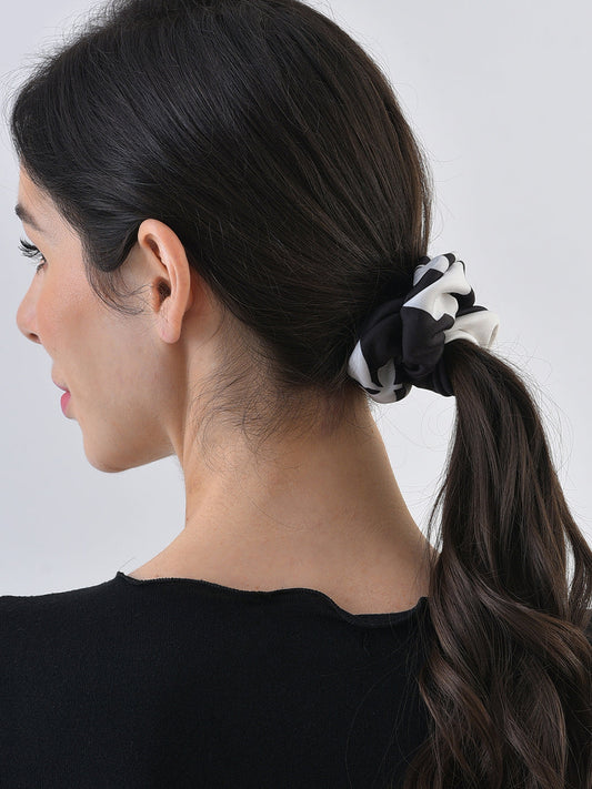 Floral Printed Scrunchie