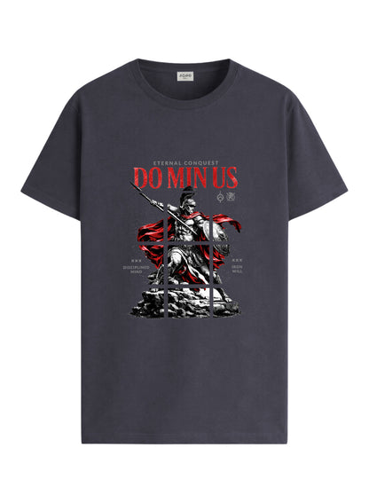 ADRO Mens Dominus Warrior Legacy Printed T-Shirt for Men | Cotton Printed Tshirt | Regular Fit Casual T-Shirts | Summer Tshirts