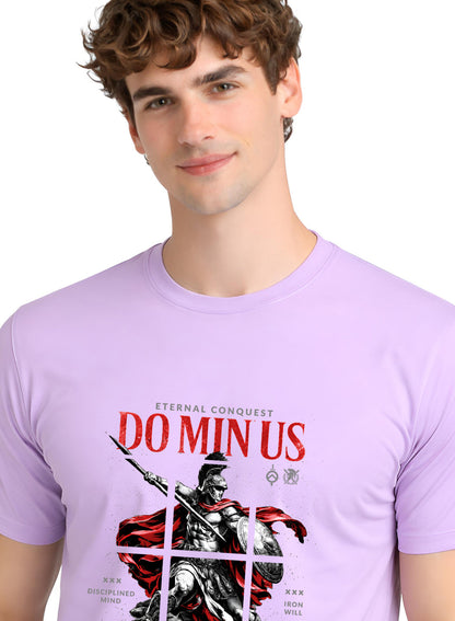 ADRO Mens Dominus Warrior Legacy Printed T-Shirt for Men | Cotton Printed Tshirt | Regular Fit Casual T-Shirts | Summer Tshirts