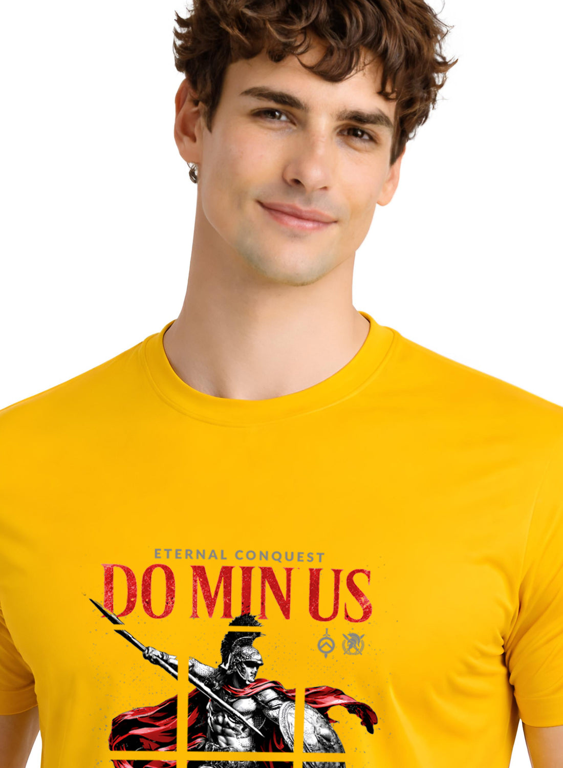 ADRO Mens Dominus Warrior Legacy Printed T-Shirt for Men | Cotton Printed Tshirt | Regular Fit Casual T-Shirts | Summer Tshirts