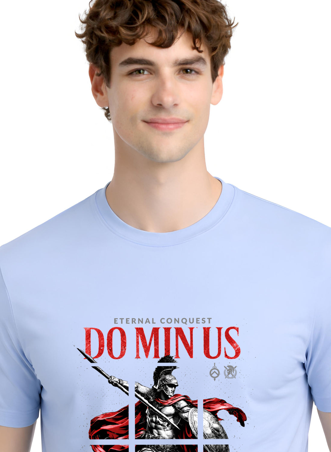 ADRO Mens Dominus Warrior Legacy Printed T-Shirt for Men | Cotton Printed Tshirt | Regular Fit Casual T-Shirts | Summer Tshirts