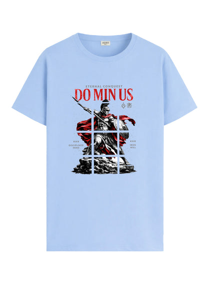 ADRO Mens Dominus Warrior Legacy Printed T-Shirt for Men | Cotton Printed Tshirt | Regular Fit Casual T-Shirts | Summer Tshirts