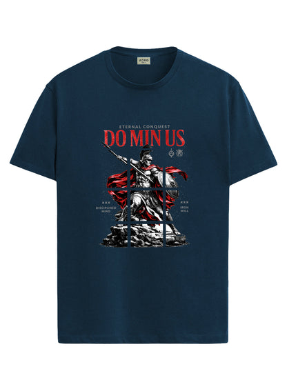 ADRO Mens Dominus Warrior Legacy Printed T-Shirt for Men | Cotton Printed Tshirt | Regular Fit Casual T-Shirts | Summer Tshirts