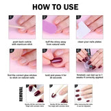 SHILLS PRESS ON NAILS SOLID COLOR SWUOVAL NAILS