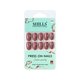 SHILLS PRESS ON NAILS SOLID COLOR SWUOVAL NAILS