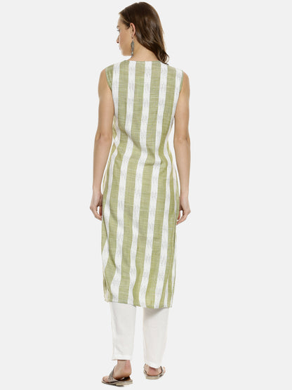 Vertical Striped Kurta