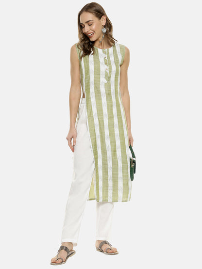 Vertical Striped Kurta