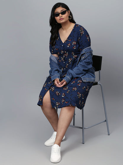 WOMEN FLORAL DESIGN DRESS