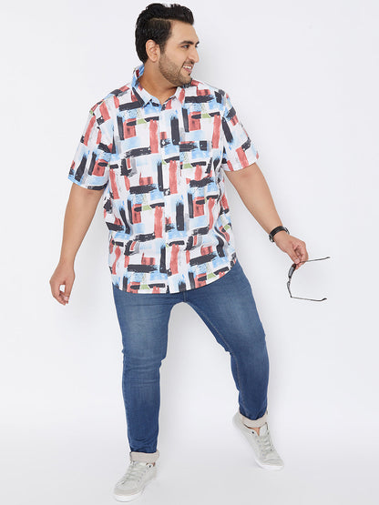 MEN GRAPHIC DESIGN HALF SLEEVE SHIRT