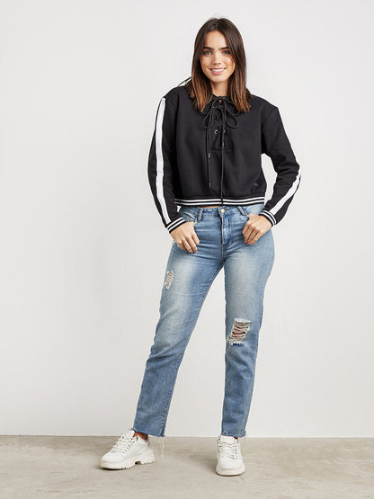 Stylish Black Sweatshirt