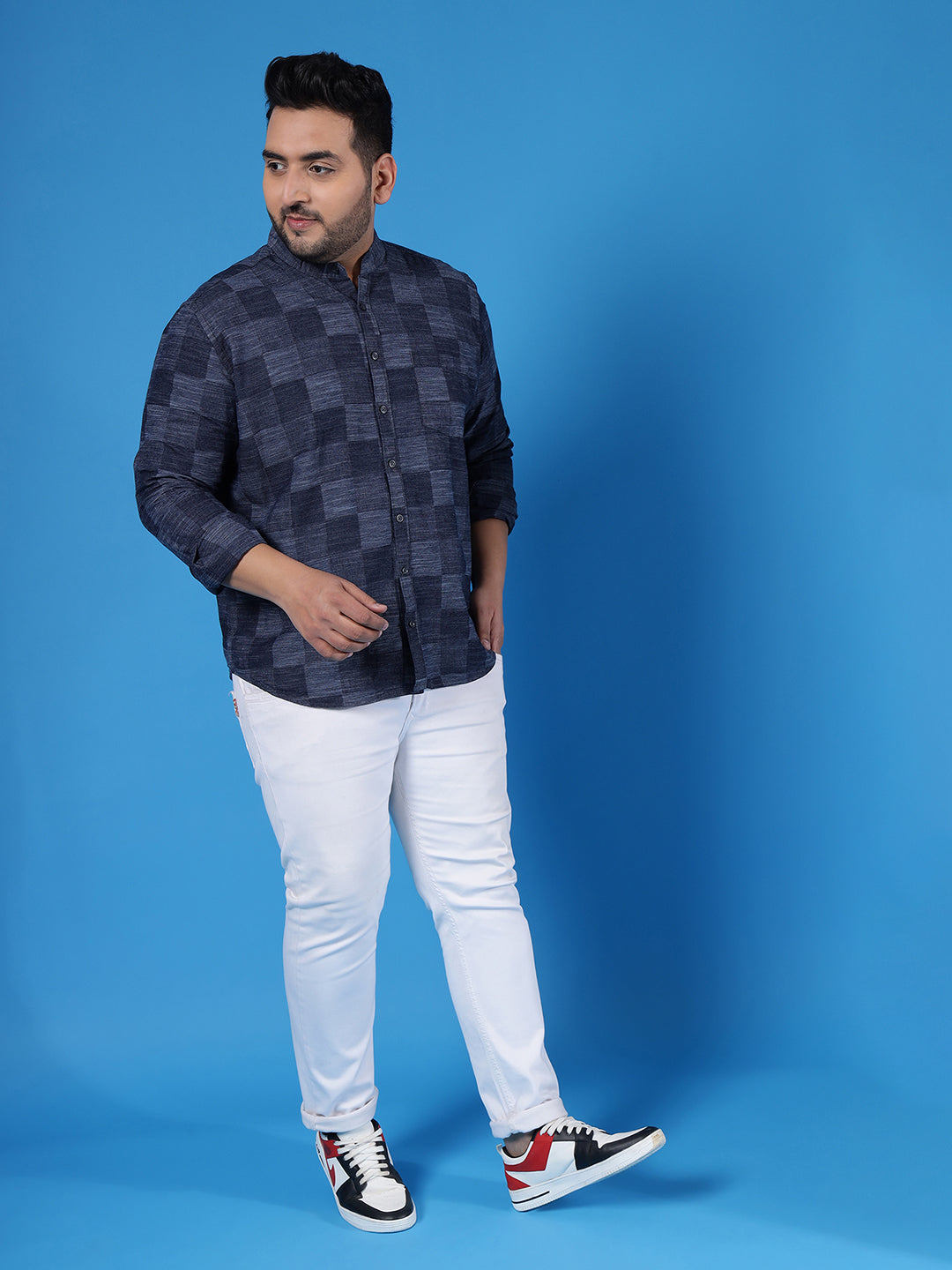 MEN CHECKERED SHIRT