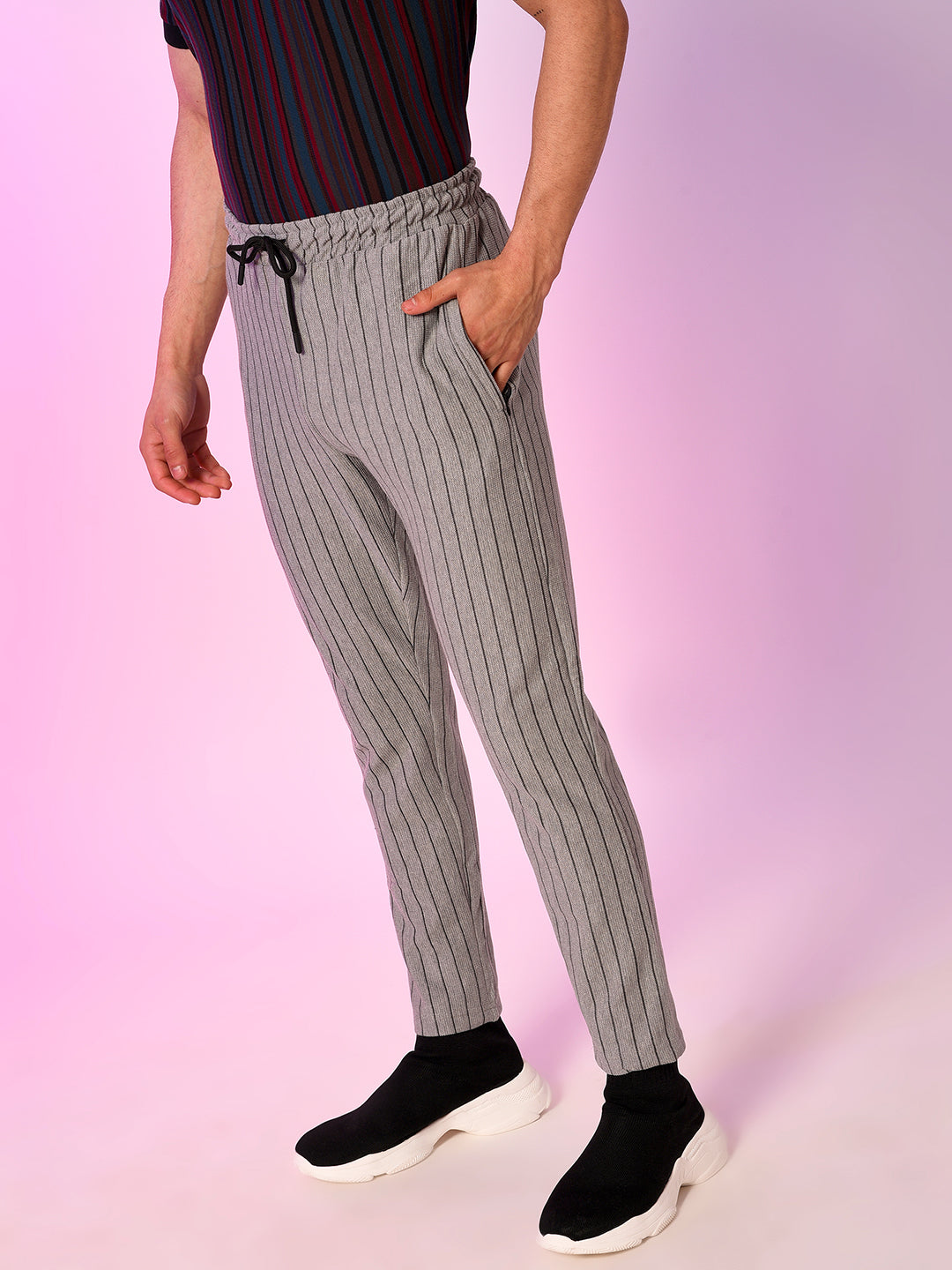 Pinstriped Trackpants