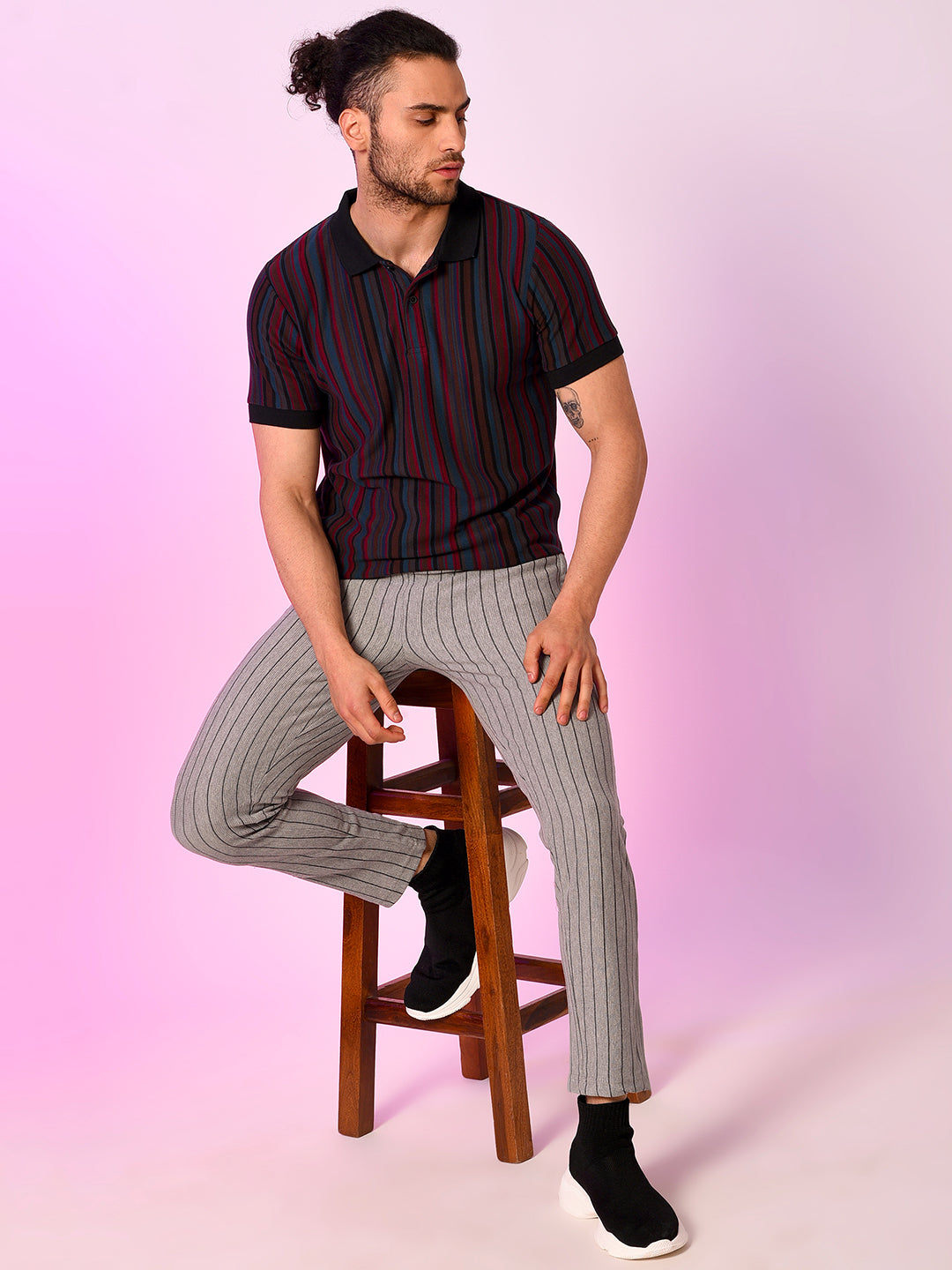 Pinstriped Trackpants