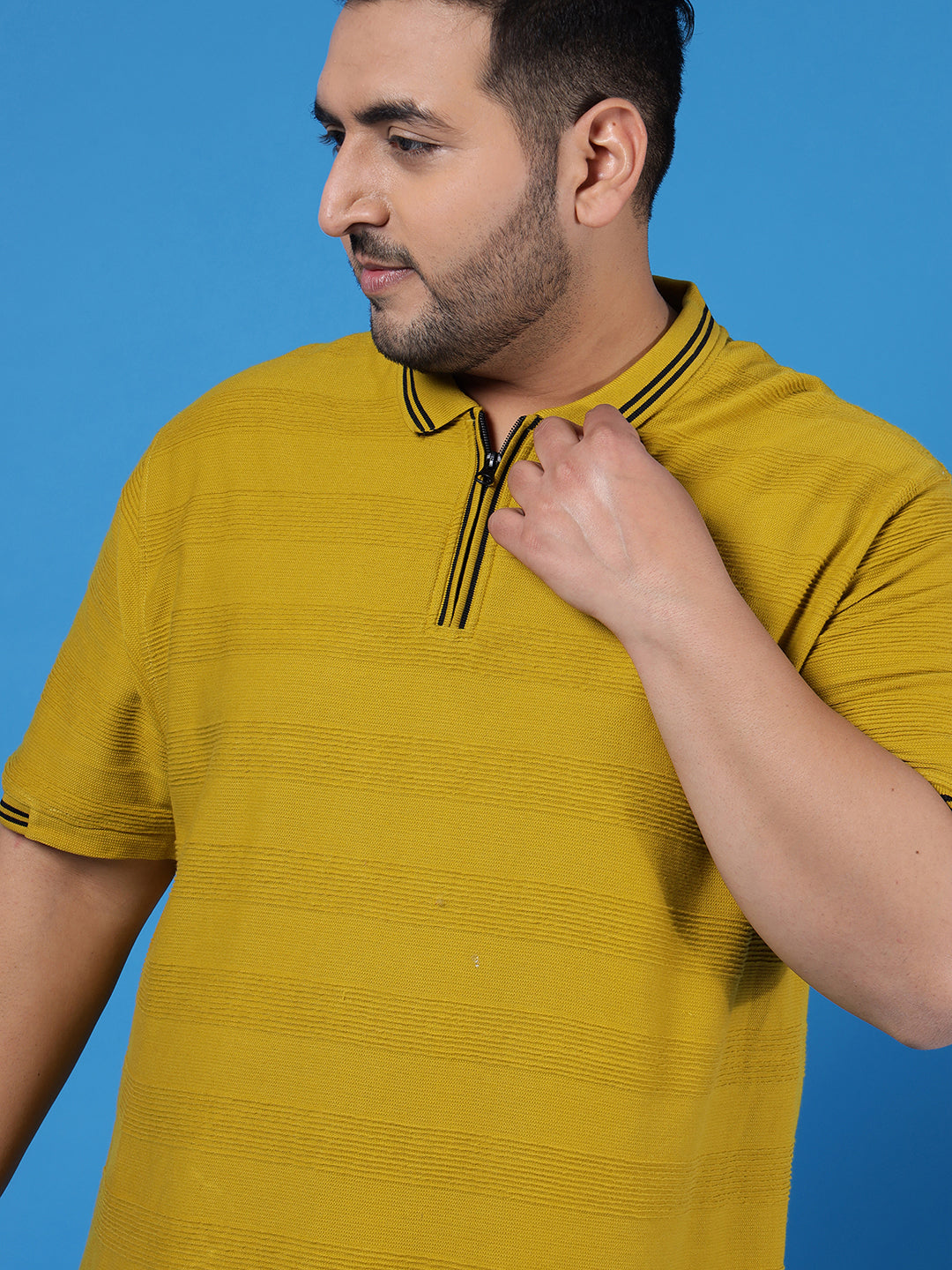 Solid Half Sleeve Casual T-Shirt