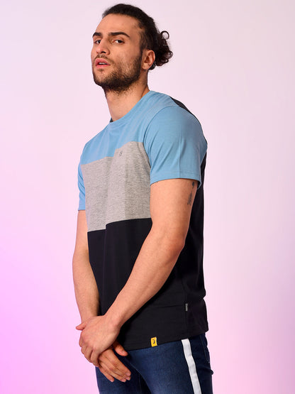 Contrast Panel T-Shirt