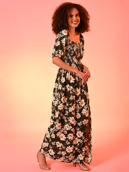 Floral Desgin Dress