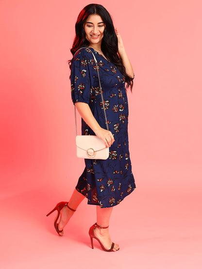 Floral Design Dress