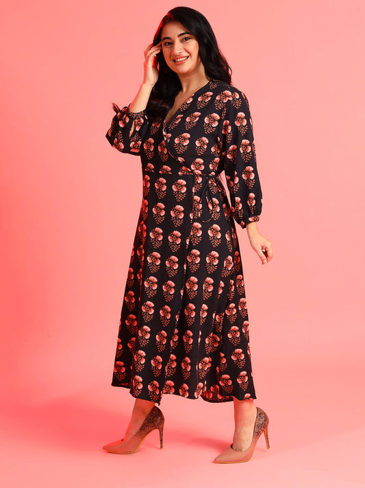Floral Design Dress