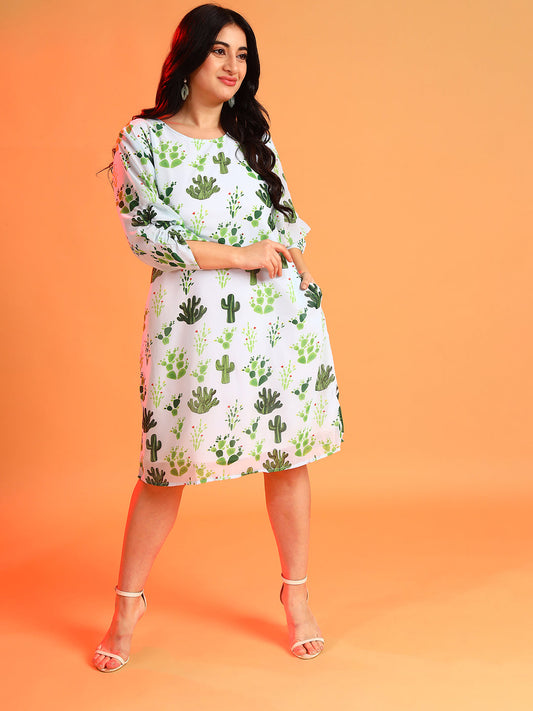 Floral Design Dress