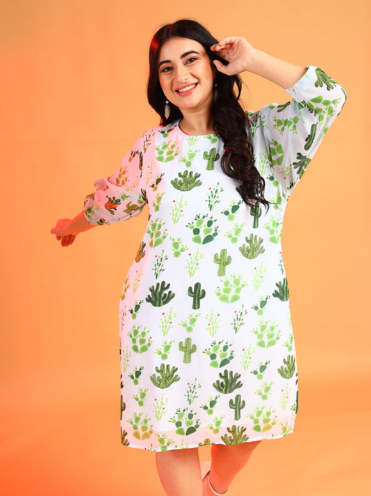 Floral Design Dress