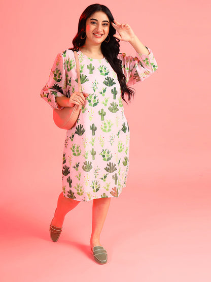 Floral Design Dress
