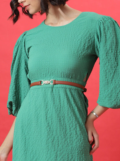 Brown Textured Belt