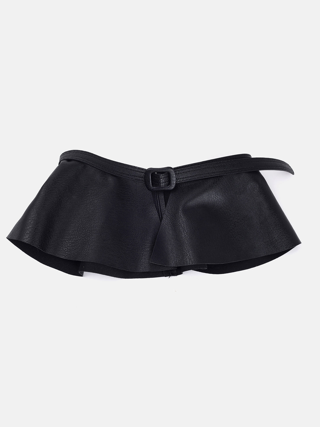 Black Peplum Belt