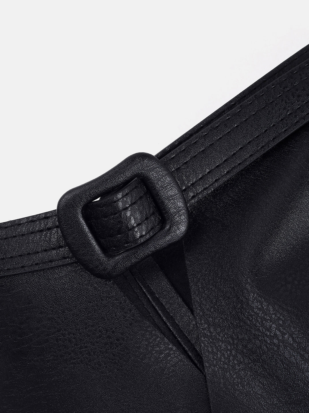 WOMEN BLACK PEPLUM BELT