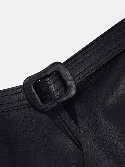 WOMEN BLACK PEPLUM BELT