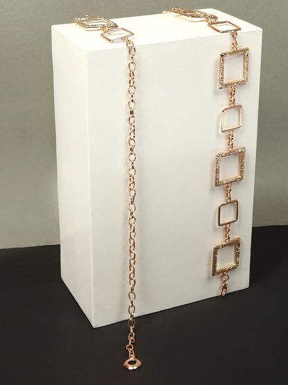 Gold-Toned Embellished Belt