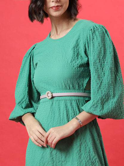 Lavender Solid Slim Belt