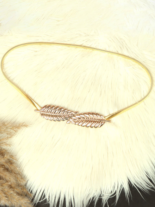 Gold-Toned Embellished Belt