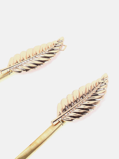 WOMEN GOLD-TONED EMBELLISHED BELT