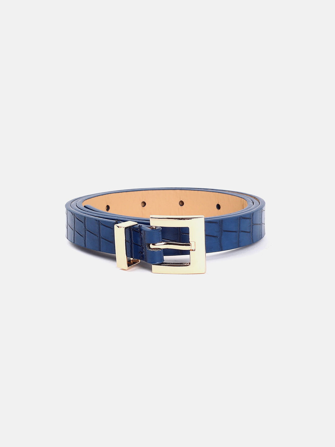 Blue Textured Belt