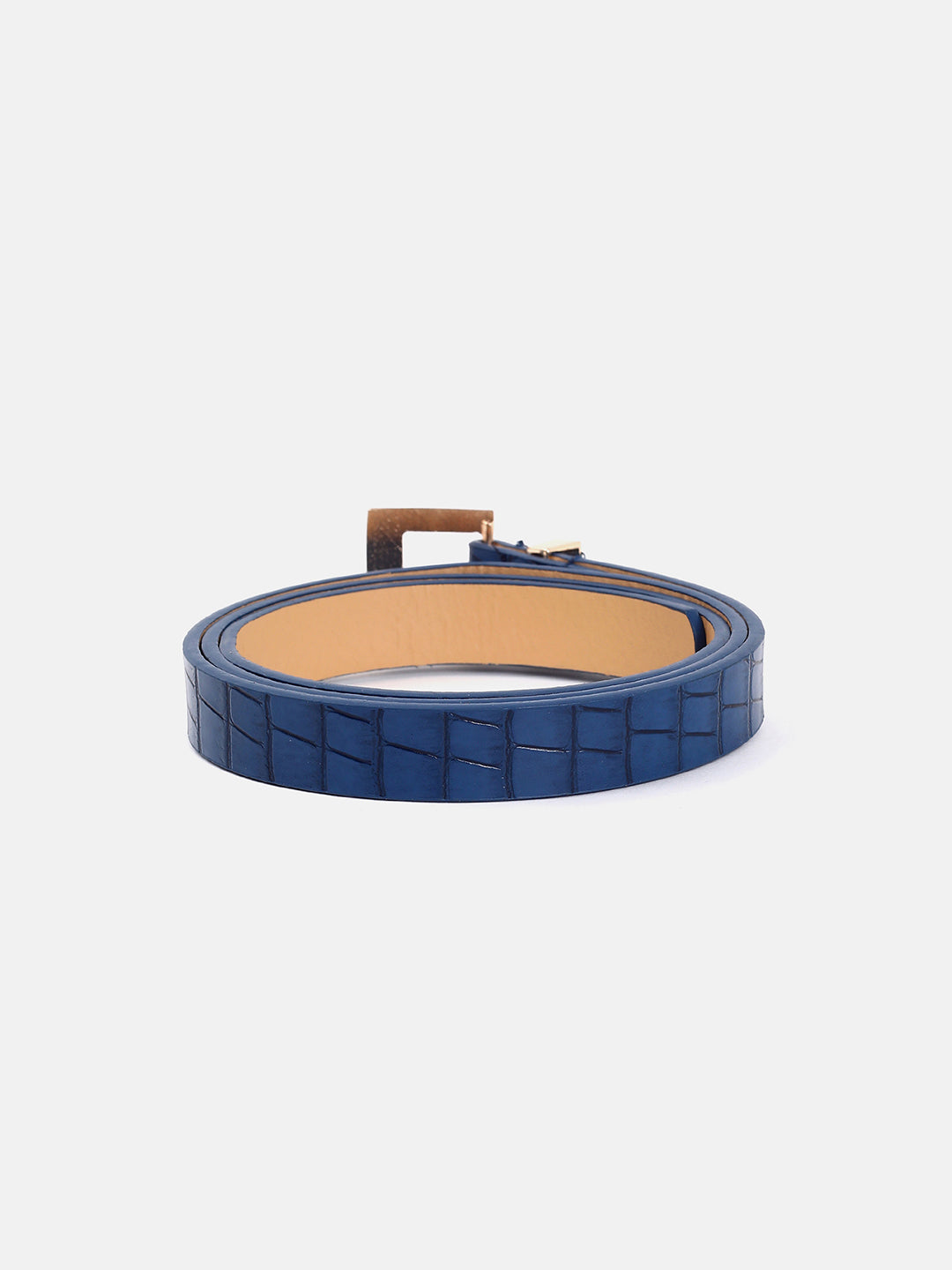 Blue Textured Belt